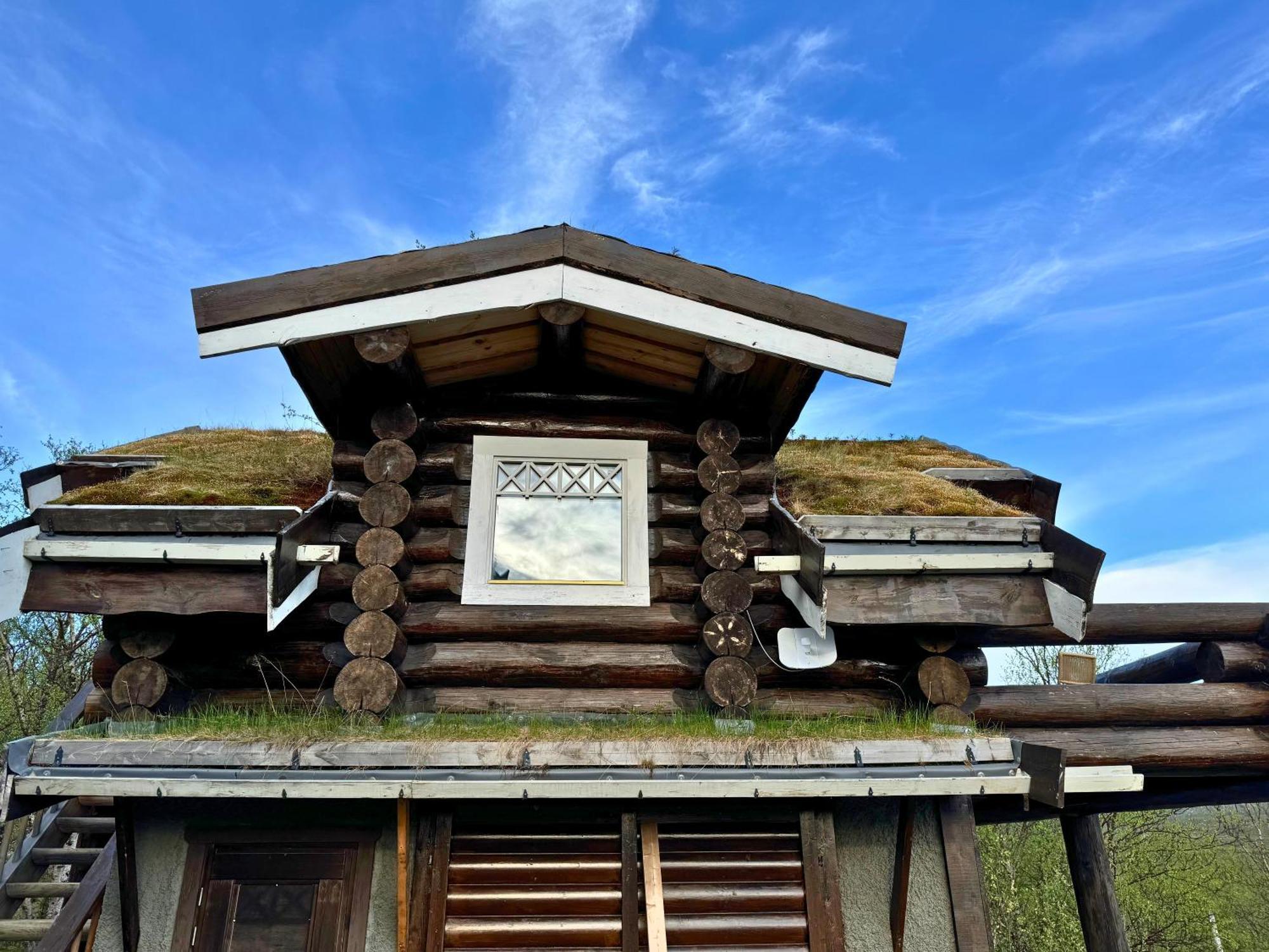 Unique Arctic Timber Cabin Skaidi Exterior foto